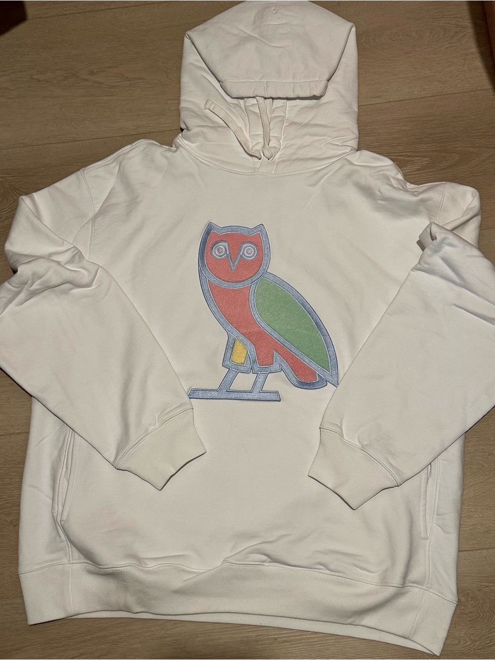 Men’s October’s Very Own OVO white hoodie 2XL